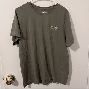 Hurley Welcome to Hurley Paradise Short Sleeve Tee Olive Green Extra Large